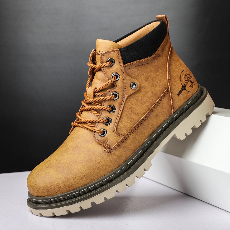 Waterproof Winter Boot - 남성용 부츠 하이탑 캐주얼 신발 가을