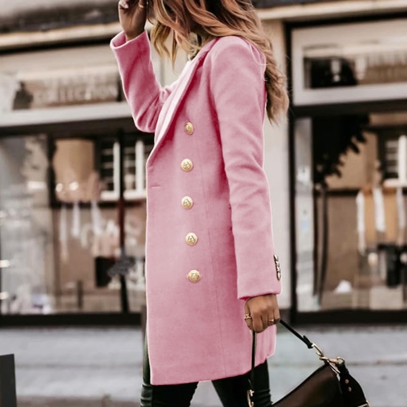 Wool Coat Peacoat - 831A 여성 가을 ​​겨울 울 코트