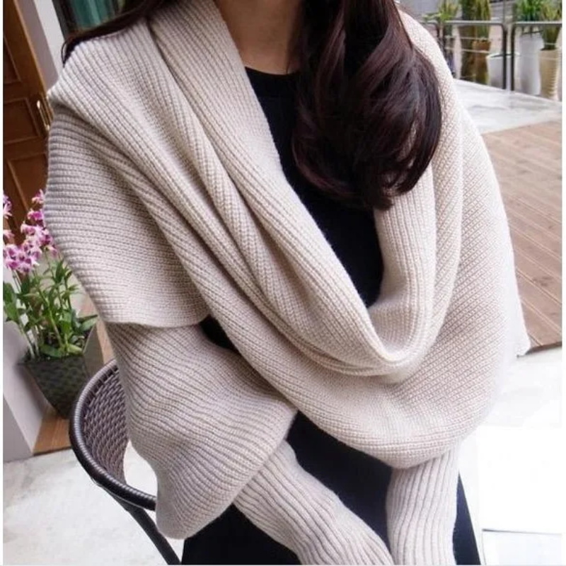 Wool Scarf Men - SupSindy 남녀공용 겨울 스카프, 유럽 및