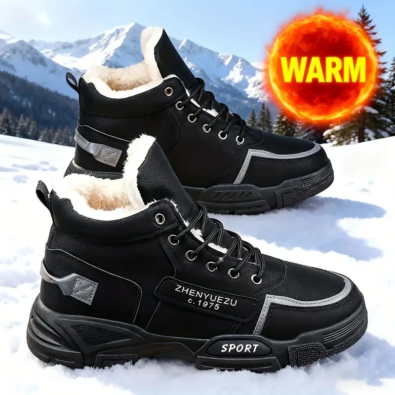 남성용 가을·겨울 하이탑 대형 아웃도어 스노우 부츠,  - Waterproof Winter Boot 리뷰 및 가격