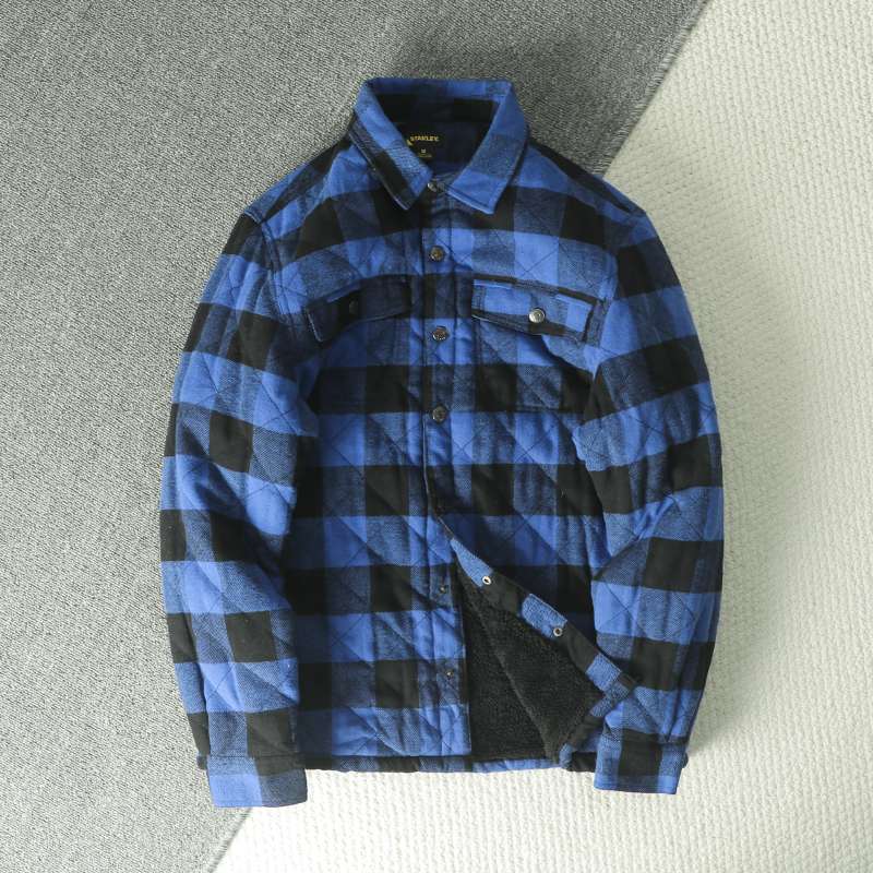 가을 겨울 남성용 플란넬 플리스 체크 셔츠 재킷 (가슴 - Flannel Shirt Lined 리뷰 및 가격