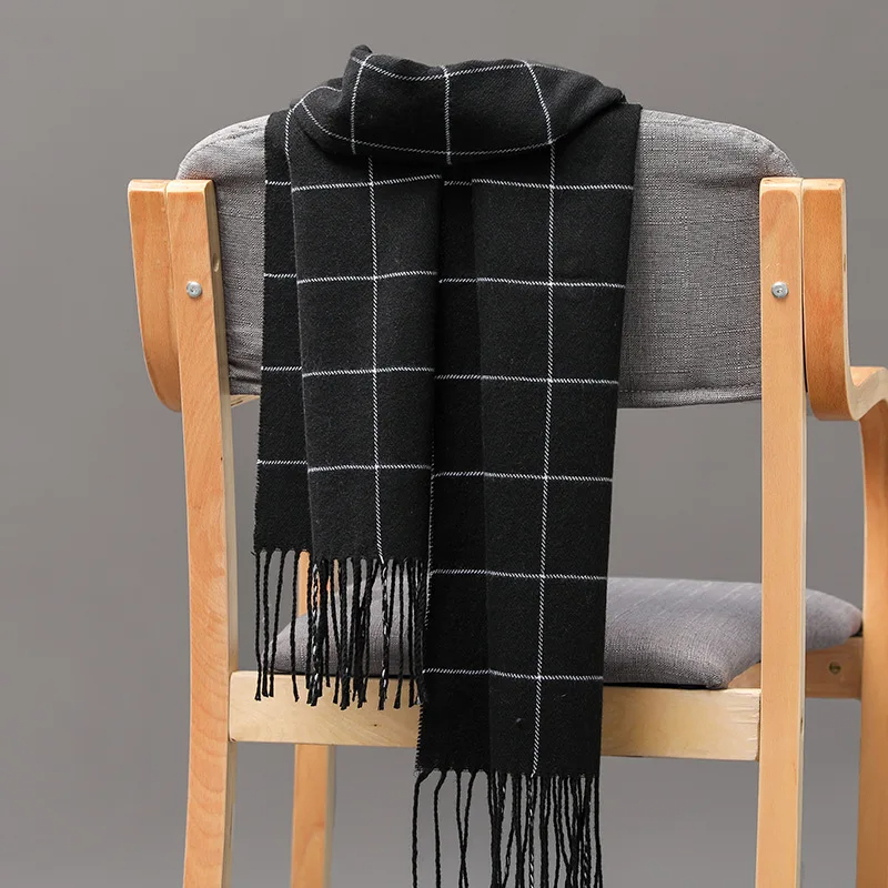 2023 새로운 겨울 남성 스카프 따뜻한 캐시미어 스카 - Wool Scarf Men 리뷰 및 가격