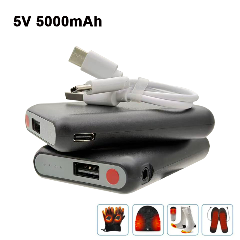 5V 5000mAh USB-C 충전식 보조 배터리 팩  - Heated Vest Battery 리뷰 및 가격