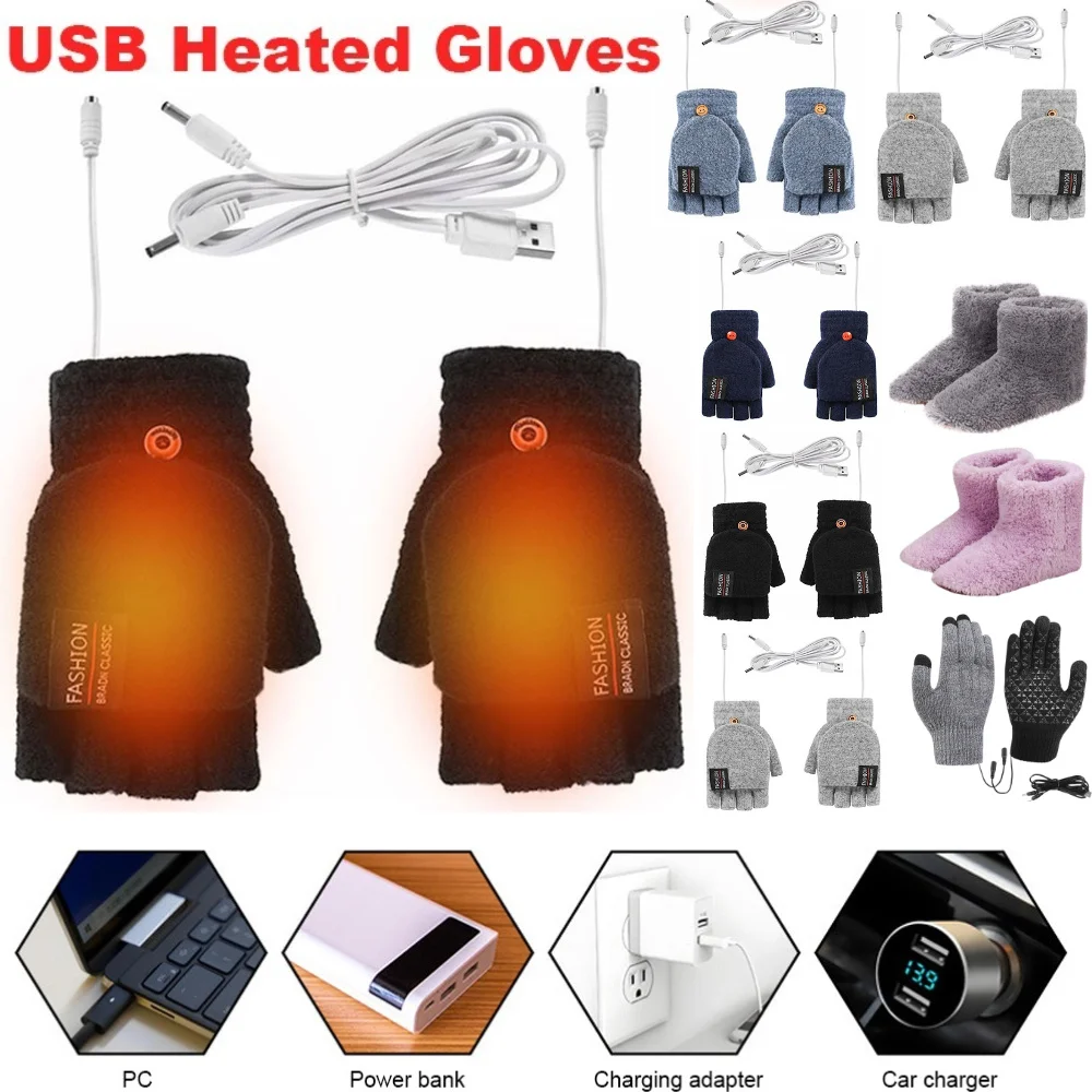 USB 전기 가열 장갑 겨울 야외용 열 터치스크린 풀/ - Hand Warmer Electric 리뷰 및 가격