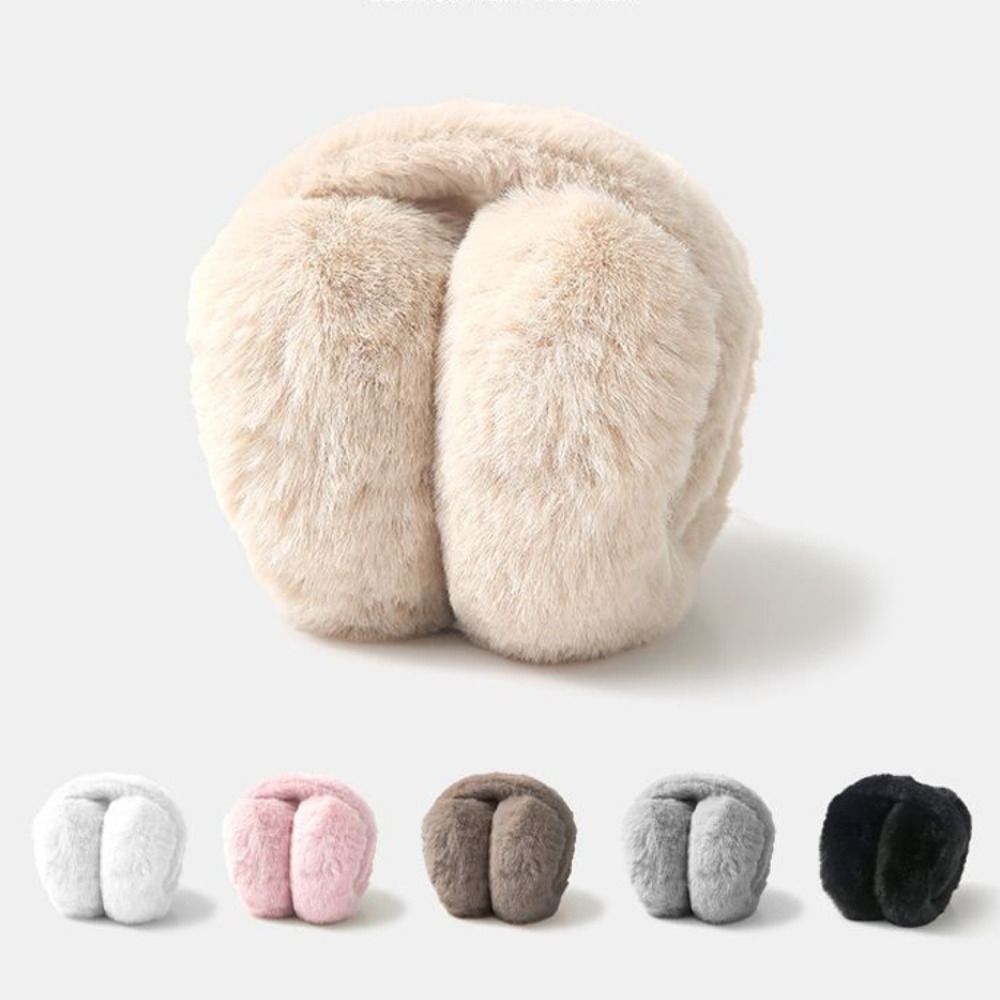 야외 겨울용 따뜻한 귀마개 휴대용 방한 인조 모피 귀덮 - Earmuffs Foldable 리뷰 및 가격