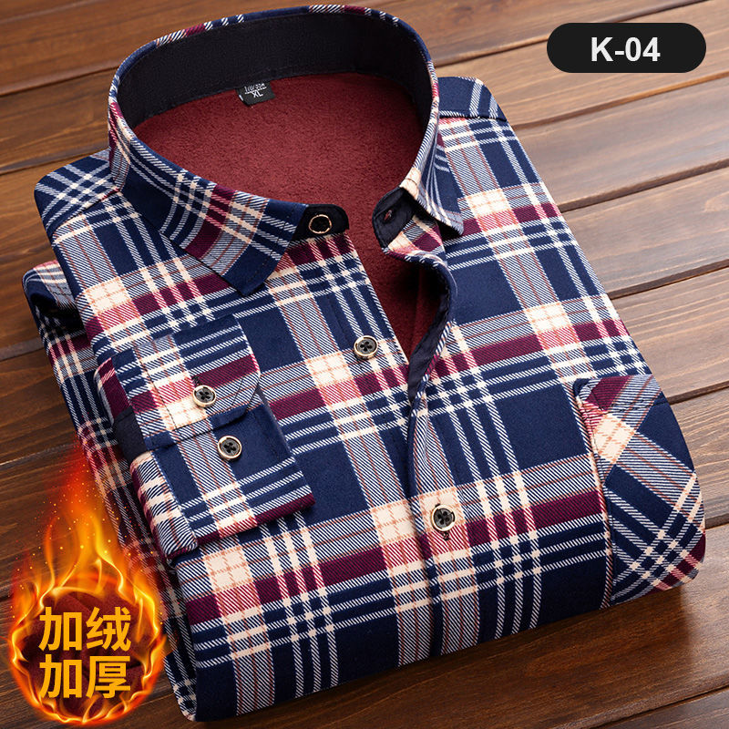 남성용 긴팔 체크 셔츠, 두꺼운 양털 안감, 부드러운  - Flannel Shirt Lined 리뷰 및 가격
