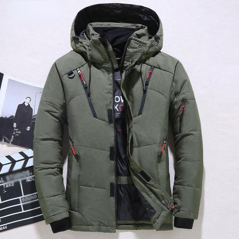 다운 재킷 남성 겨울 남성 화이트 오리 다운 재킷 후드 - Down Jacket Packable 리뷰 및 가격