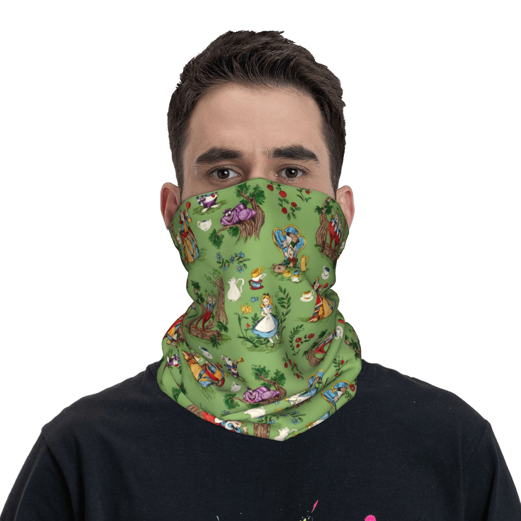맞춤형 A-앨리스 인 원더랜드 반다나 넥 워머 남녀 겨 - Neck Gaiter Fleece 리뷰 및 가격