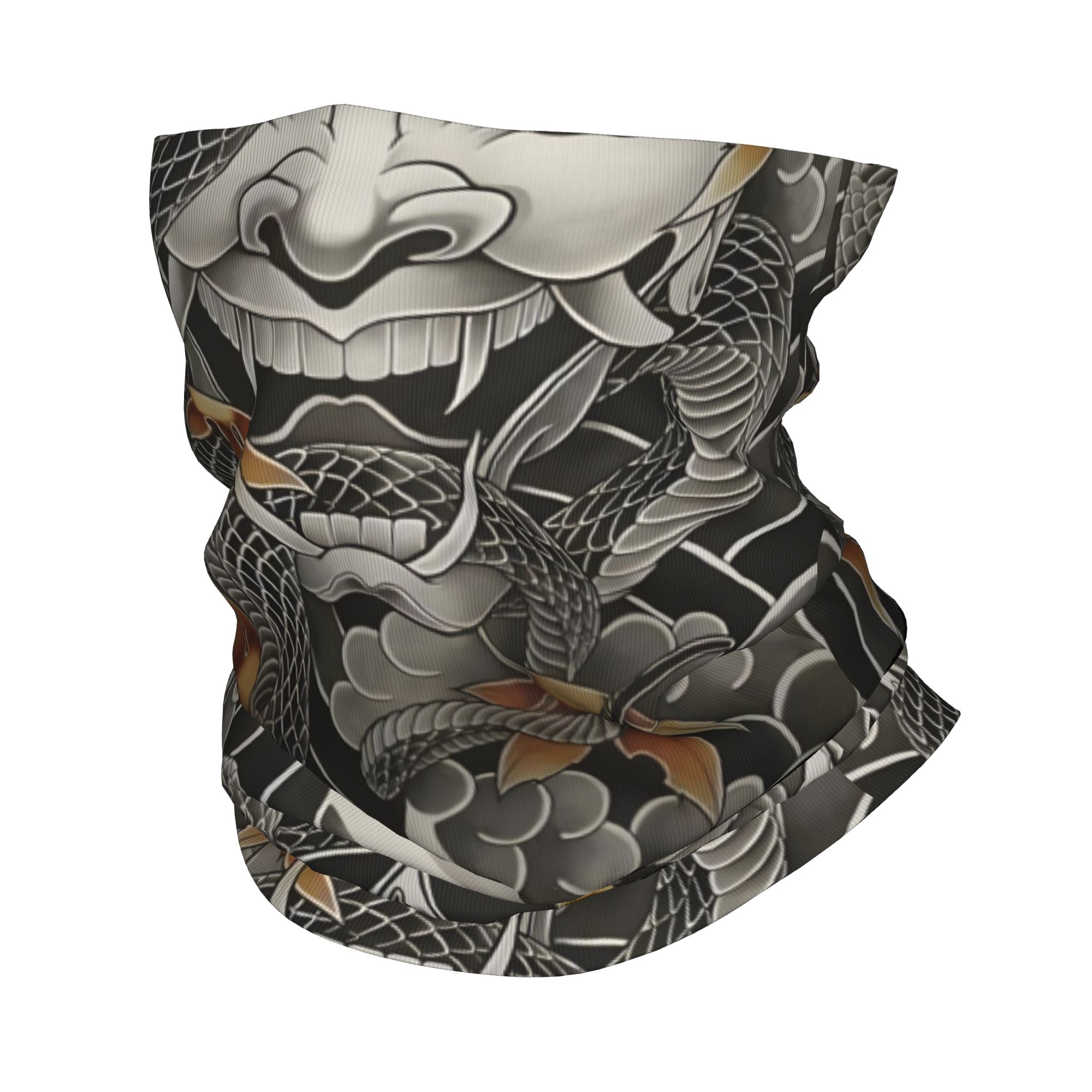 커스텀 사무라이 오니 데몬 반다나 넥 워머 남녀 겨울  - Neck Gaiter Fleece 리뷰 및 가격