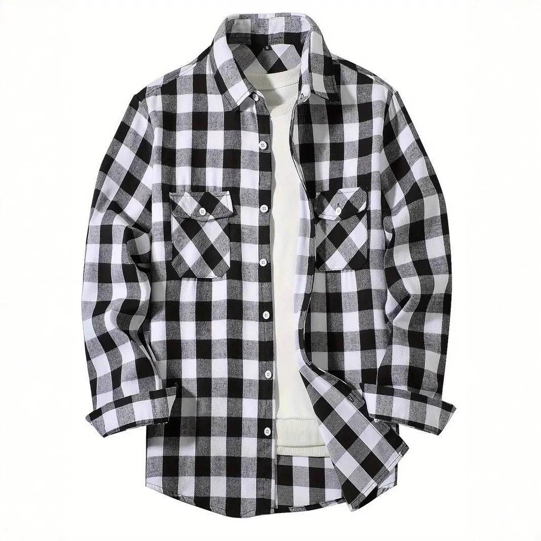 남성용 셰르파 안감 플란넬 셔츠 재킷 봄 시즌 긴팔 버 - Flannel Shirt Lined 리뷰 및 가격