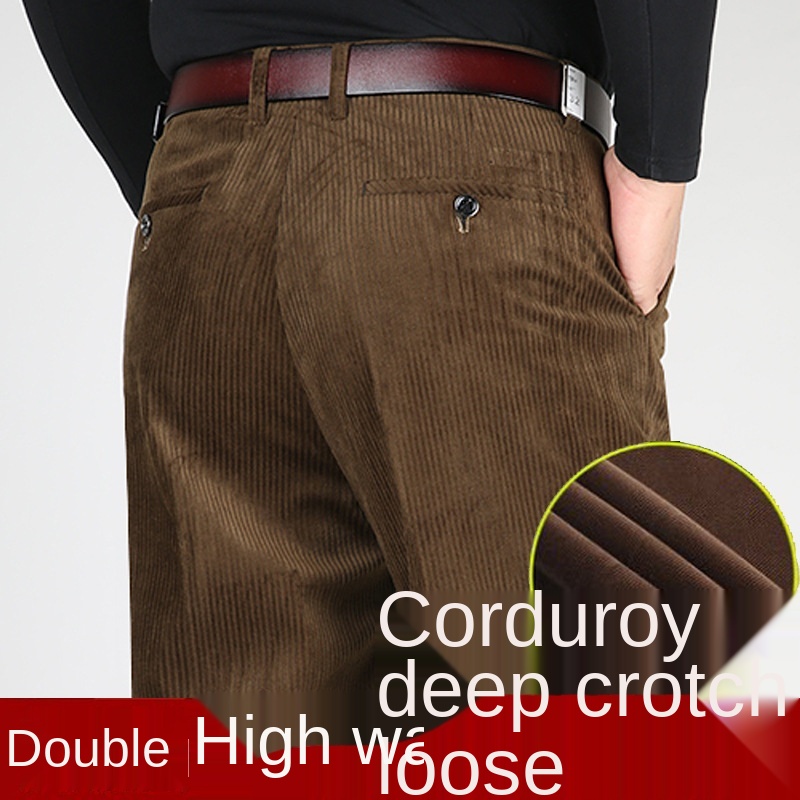 남성용 더블 플리츠 코듀로이 바지, 블랙 브라운 두꺼운 - Corduroy Pant Warm 리뷰 및 가격