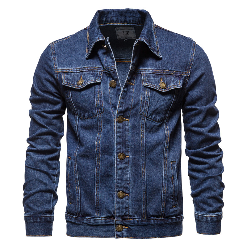 2025 가을 남성 솔리드 데님 재킷 패션 오토바이 빈 - Down Jacket Packable 리뷰 및 가격