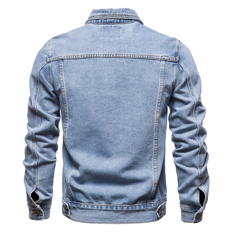 2025 가을 남성 솔리드 데님 재킷 패션 오토바이 빈 - Down Jacket Packable 리뷰 및 가격