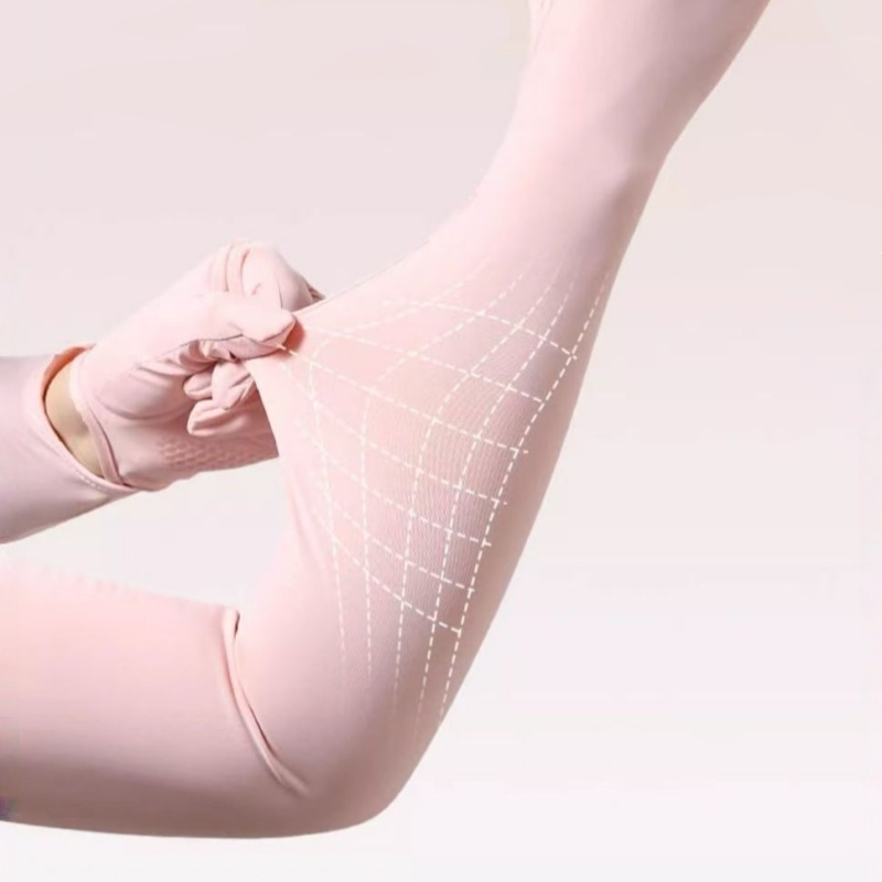 UPF50+ 아이스 실크 자외선 차단 팔 슬리브(장갑  - Touch Screen Gloves 리뷰 및 가격