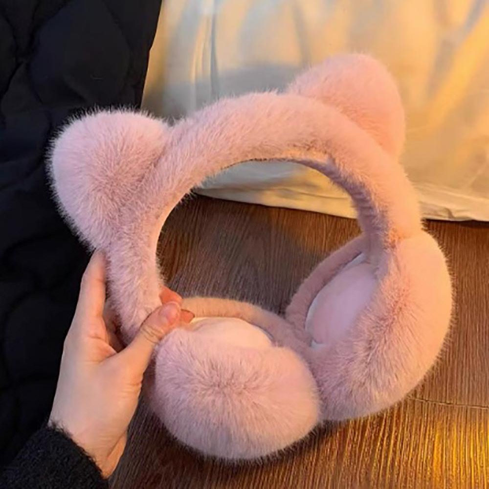 귀여운 고양이 귀마개 겨울 따뜻한 방풍 귀 덮개 여성용 - Earmuffs Foldable 리뷰 및 가격