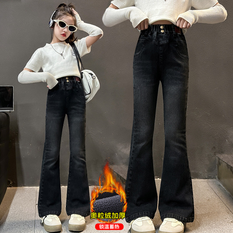 코듀로이 안감 플레어 청바지, 따뜻한 벨벳 두꺼운 데님 - Corduroy Pant Warm 리뷰 및 가격